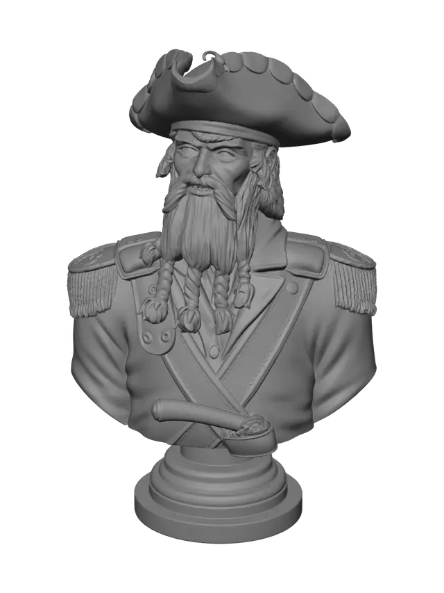 3D model for Realistic Blackbeard