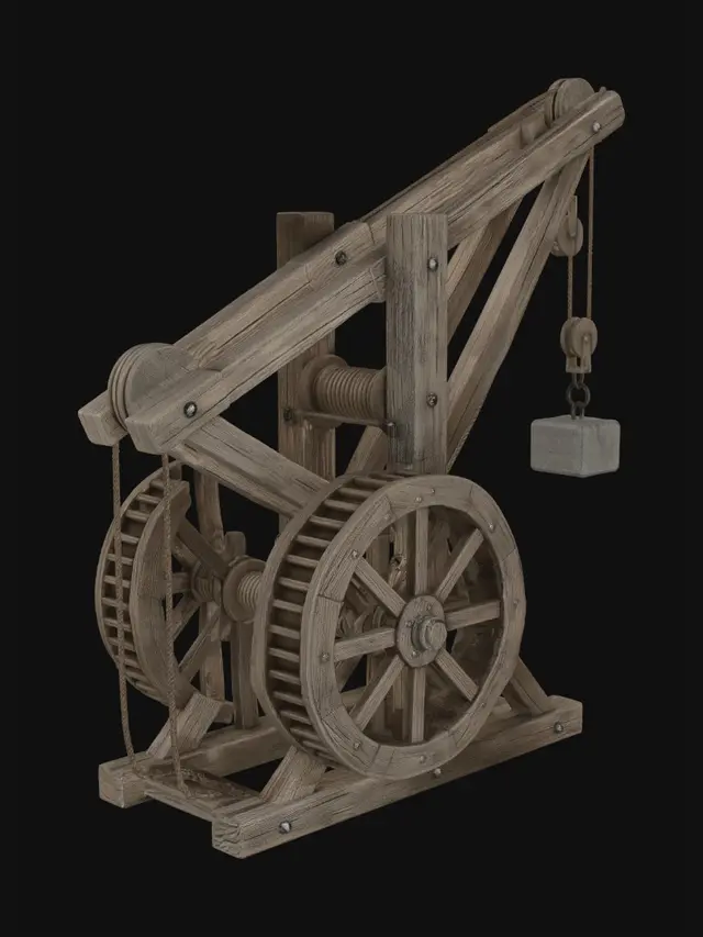3D model for Counterweight Trebuchet