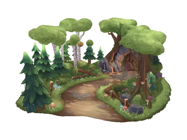 3D model for Emberlight Forest Trail
