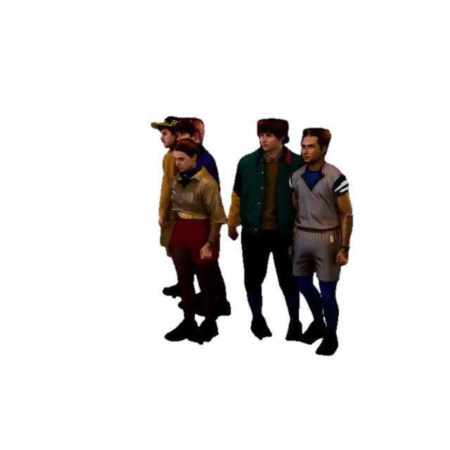 Stranger Team Showdown - Teamwork 3D model, vytvořený pomocí AI
