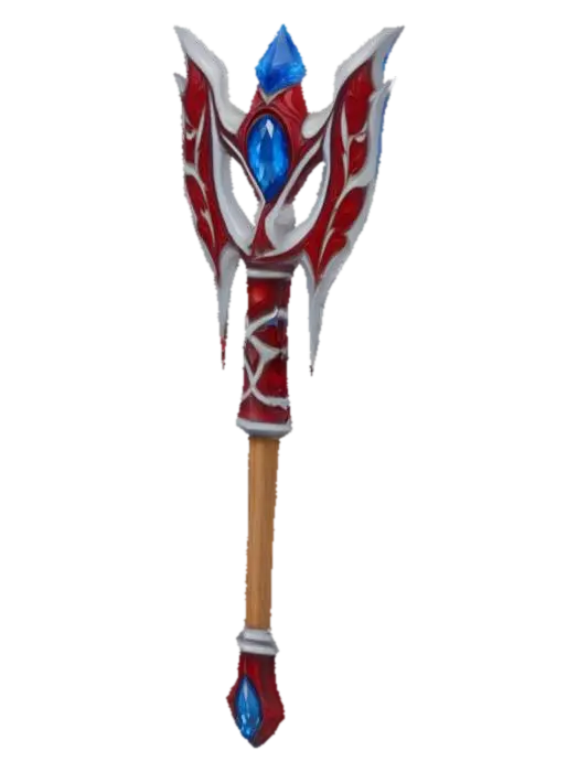 heavy mace - Blunt 3D model, vytvořený pomocí AI