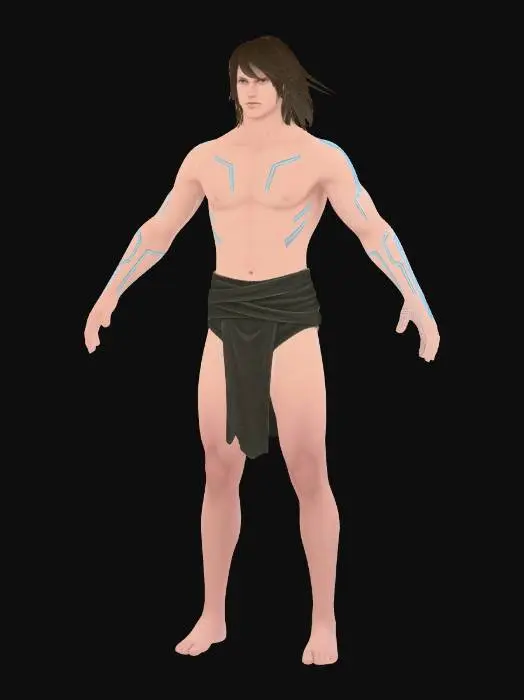 3D model for Soul Master Inspired Realistic 3D Male Base Mesh