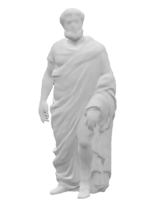 3D model for A realistic full body version in color of Marcus Aurelius
