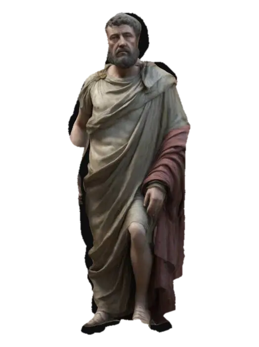 3D model for A realistic full body version in color of Marcus Aurelius