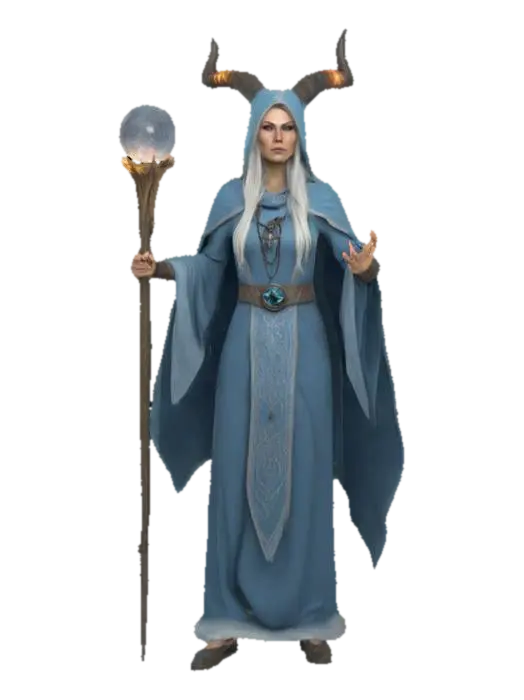 3D model for Fantasy Nordic Sorceress