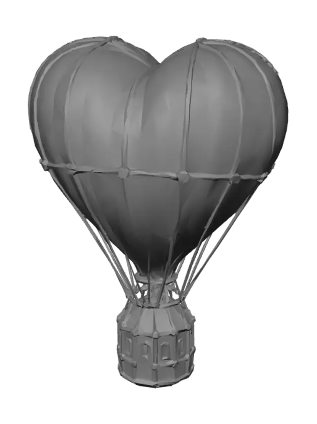 3D model for Heart in the Sky