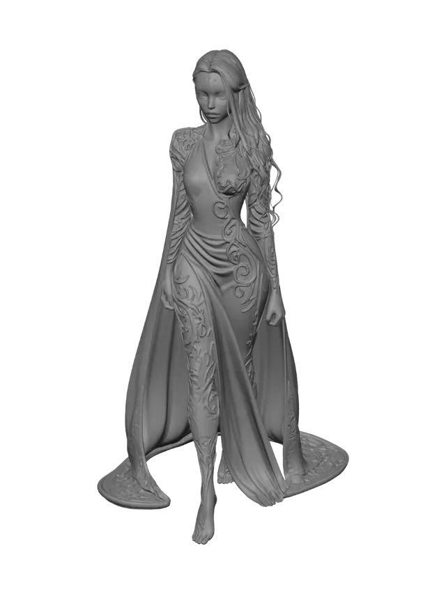 3D model for Gilded Elven Enchantress