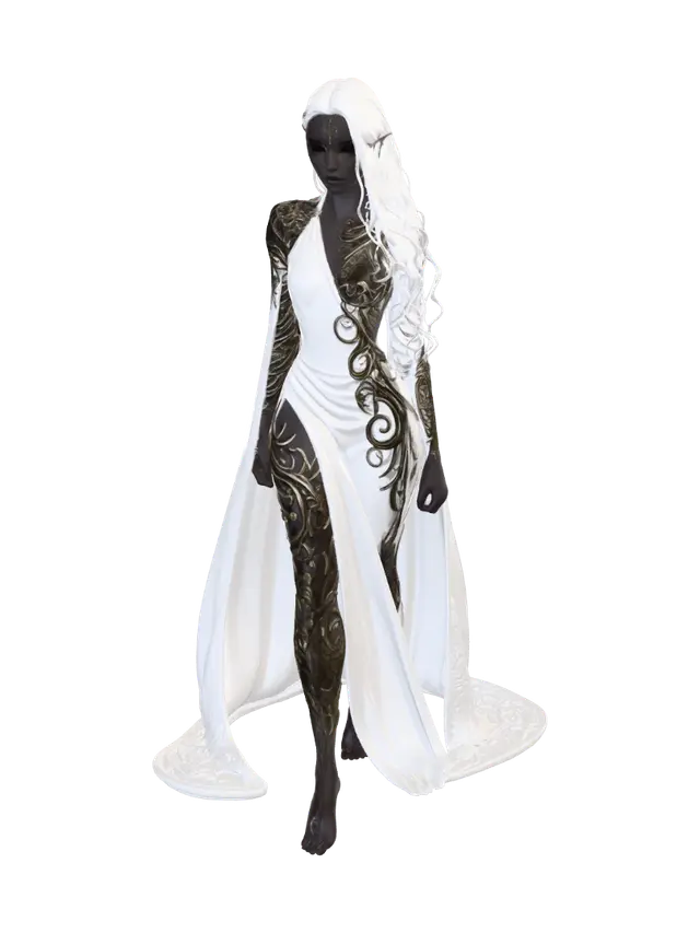 3D model for Gilded Elven Enchantress