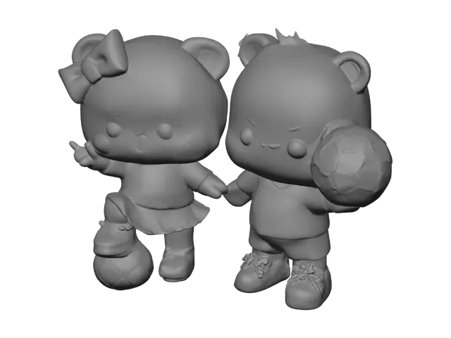 3D model for Mexico Soccer Bears