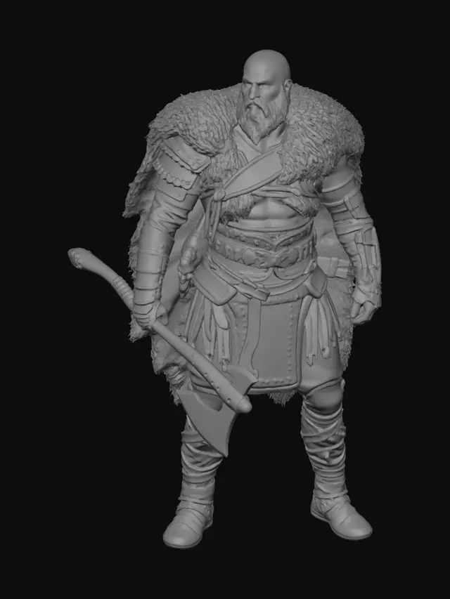 3D model for Icebound Warlord