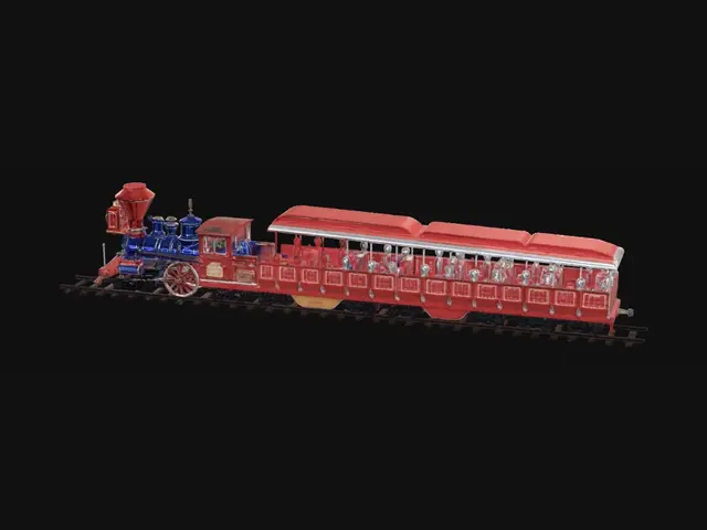 3D model for Colorful Garden Steam Train Ride