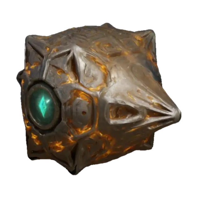 Generate a mysterious alien artifact floating in a magnetic field. The object… - Advanced 3D model, vytvořený pomocí AI