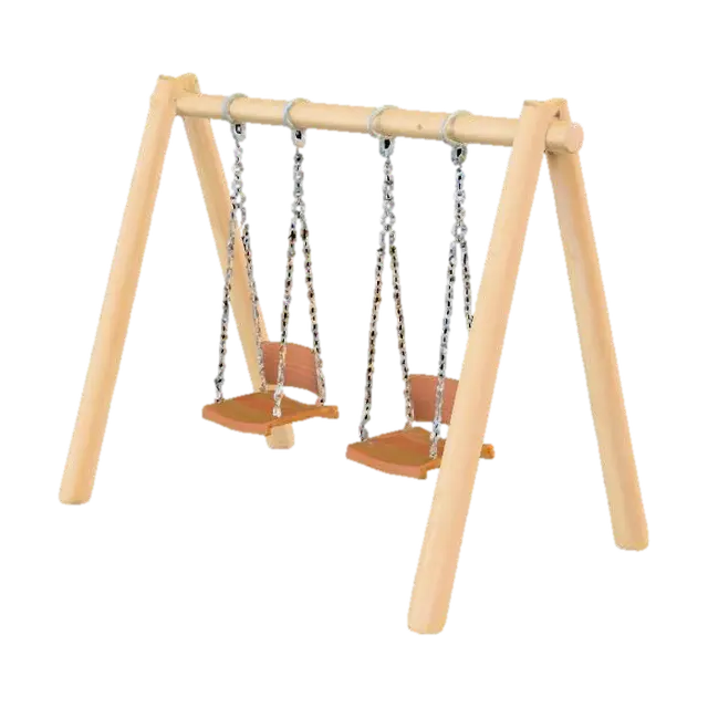 a schoolyard swingset - Children 3D model, vytvořený pomocí AI