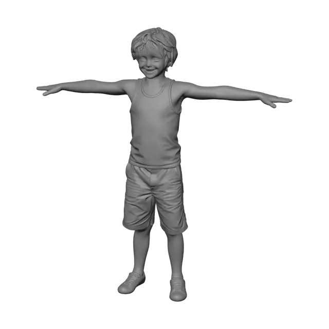 3D model for T-Pose Boy