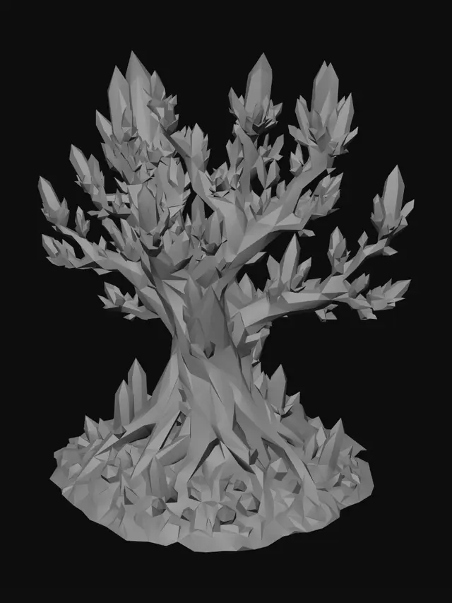 3D model for Amethyst Crystal Tree