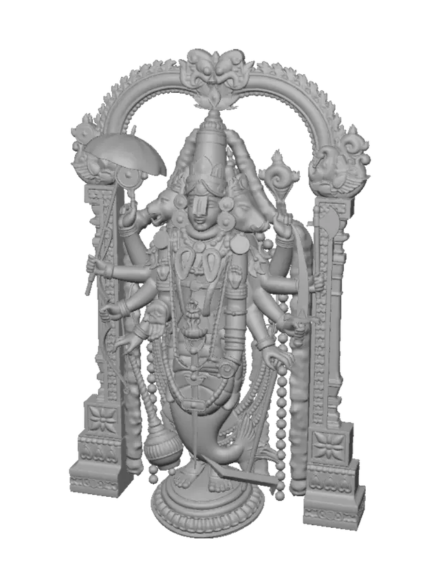 3D model for Divine Vishnu Visage