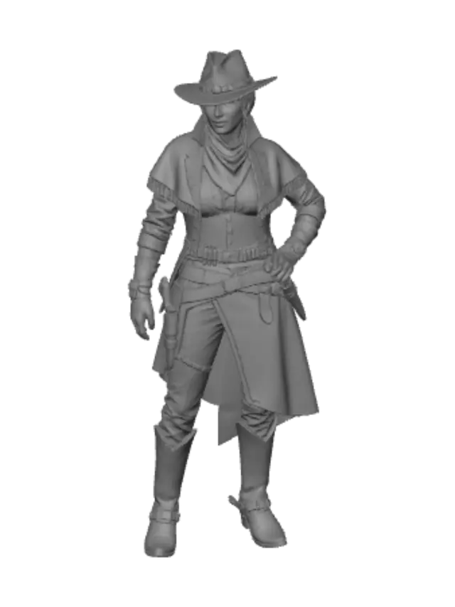 3D model for Dustbound Gunslinger