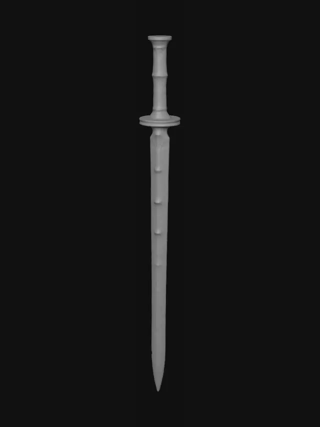 3D model for Emerald Vein Dagger