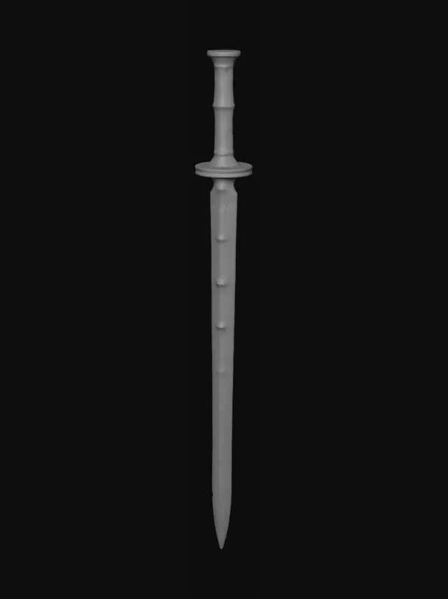 3D model for Emerald Vein Dagger