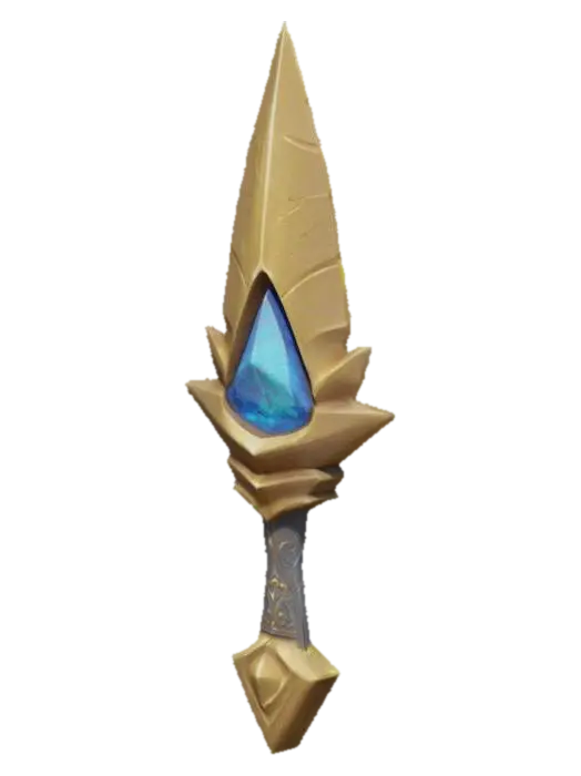 Arcane Dagger - Sorcery 3D model, vytvořený pomocí AI