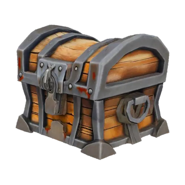 Treasure Chest - Loot 3D model, vytvořený pomocí AI