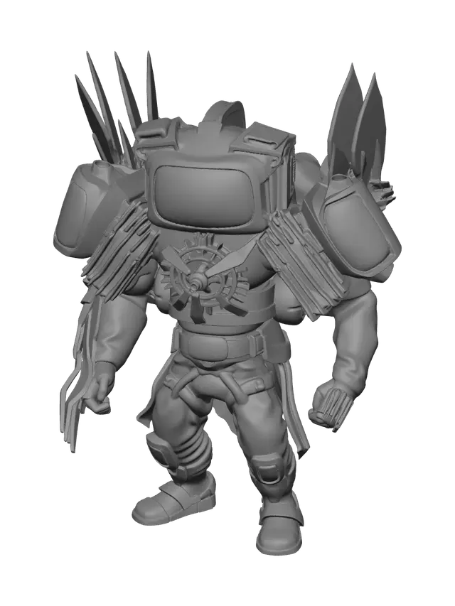 3D model for Ornate Upgraded Titan Tv Man
