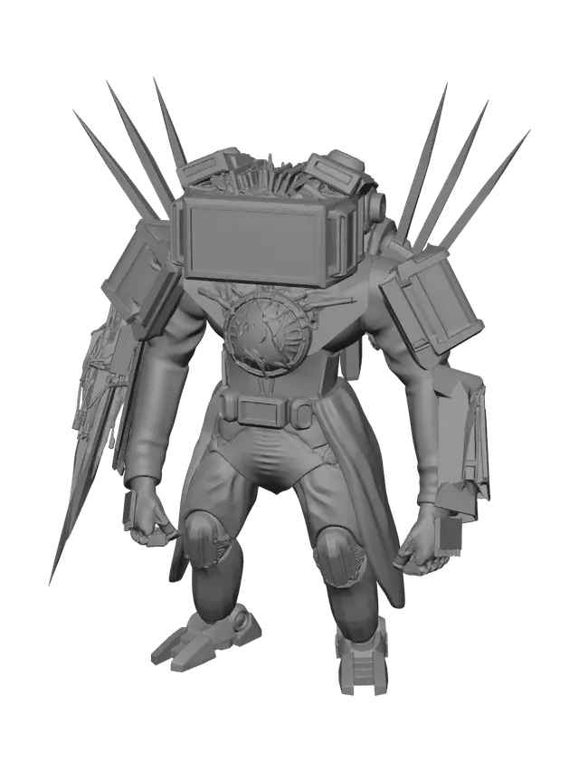 3D model for Fantasy Upgraded Titan Tv Man