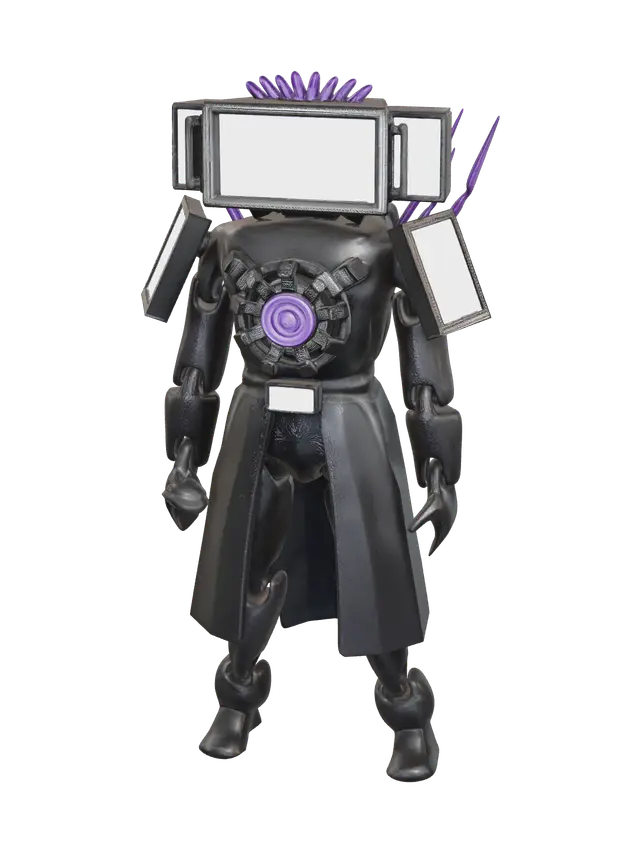 3D model for Weathered Upgraded Titan Tv Man