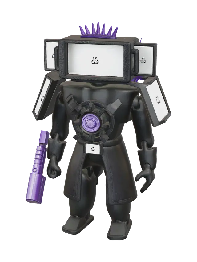 3D model for Low-Poly Upgraded Titan Tv Man
