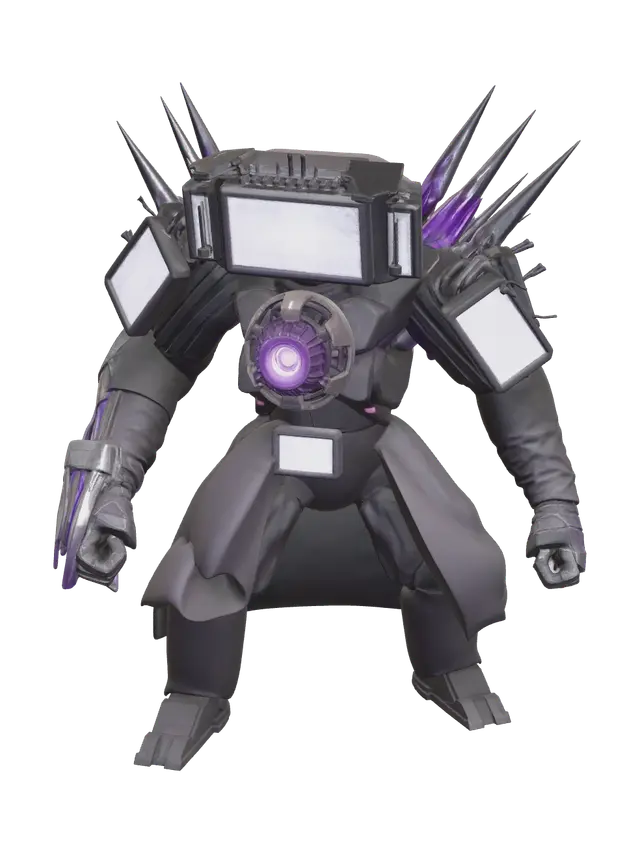 3D model for Stylized Upgraded Titan Tv Man