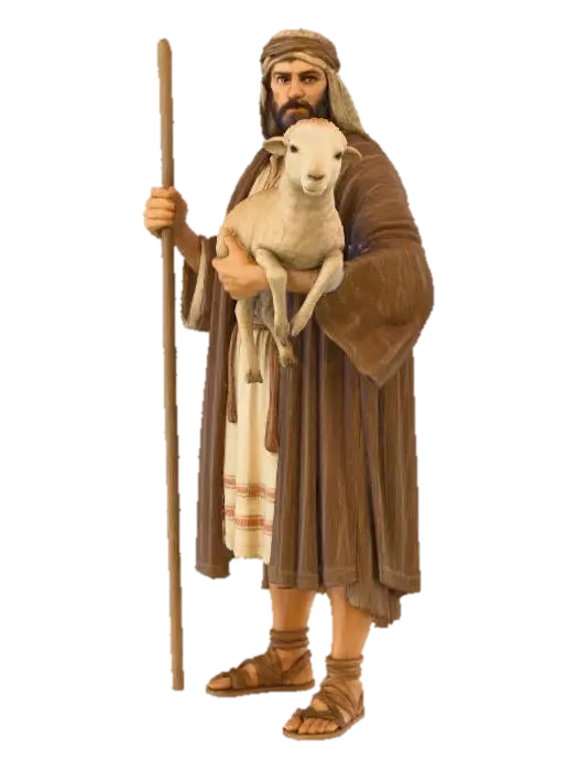 Pastore - Shepherd 3D model, vytvořený pomocí AI