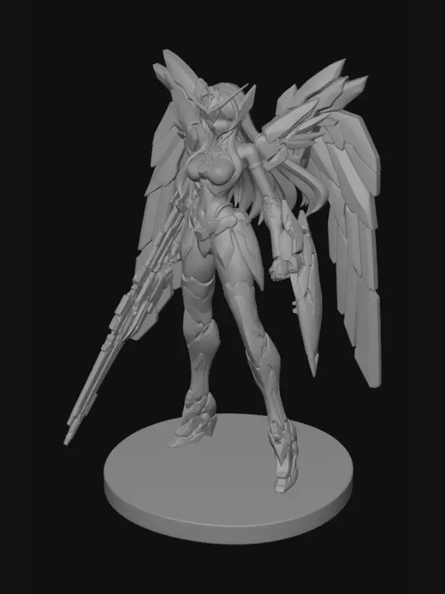 3D model for Wing Gundam Angel