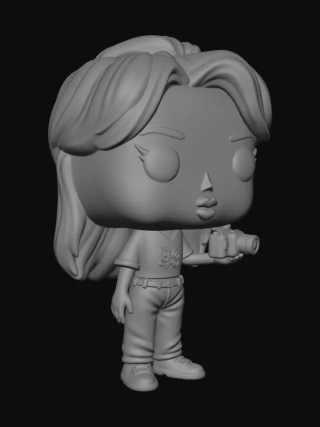 3D model for The Selfie Girl