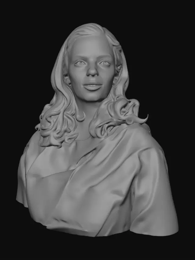 3D model for Serene Portrait of a Woman
