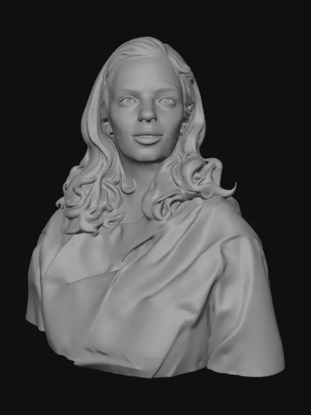 3D model for Serene Portrait of a Woman