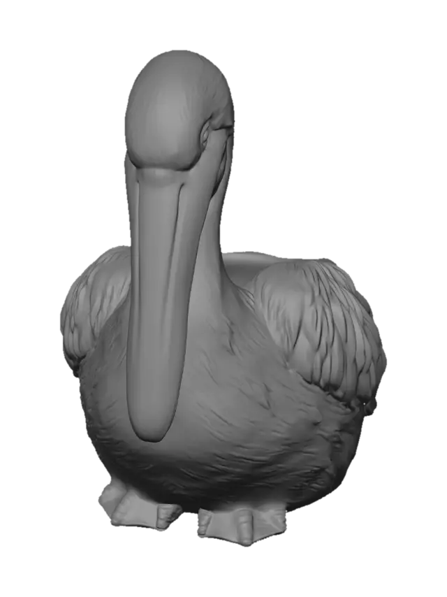 3D model for Pelican Figurine