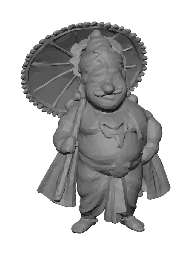3D model for Bal Hanuman
