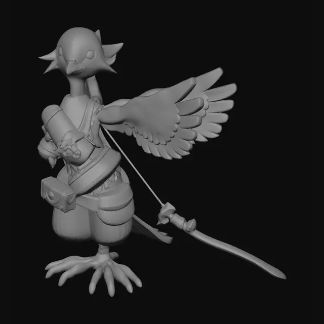 3D model for Moonlit Wing