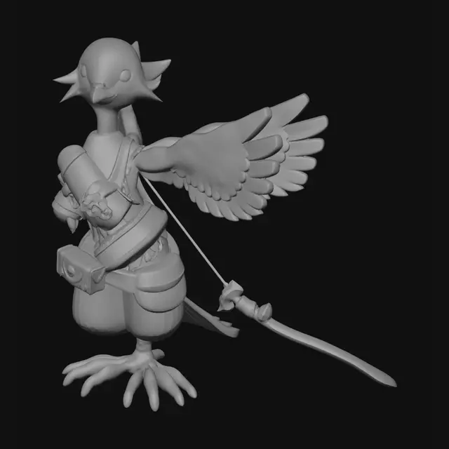 3D model for Moonlit Wing