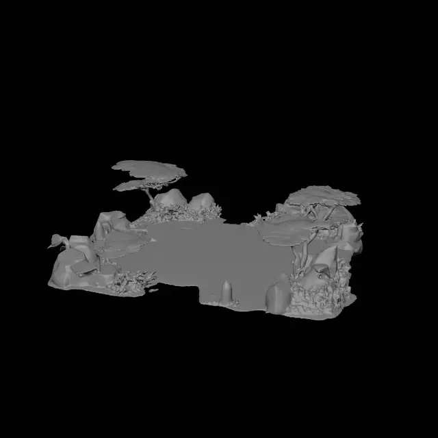 3D model for The Edge of the Jungle