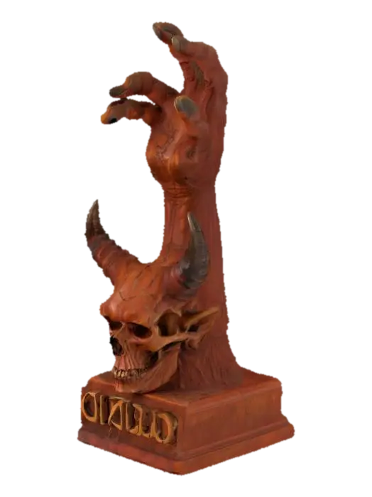 Resurgence of Chaos - Fight 3D model, vytvořený pomocí AI