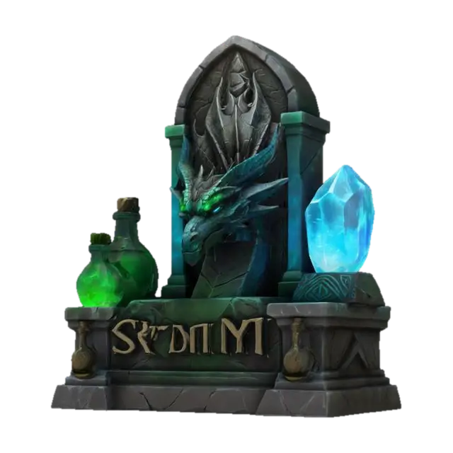 3D model for Skyrim Alchemy Shrine