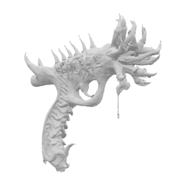3D model for Bio-Horror Firearm