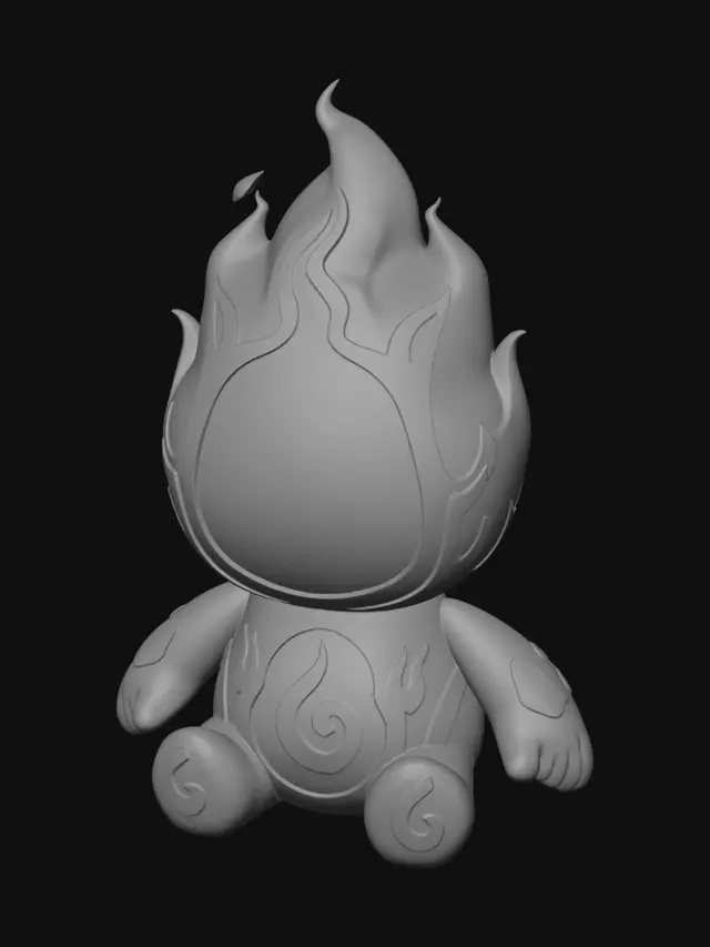 3D model for Ember Sprite