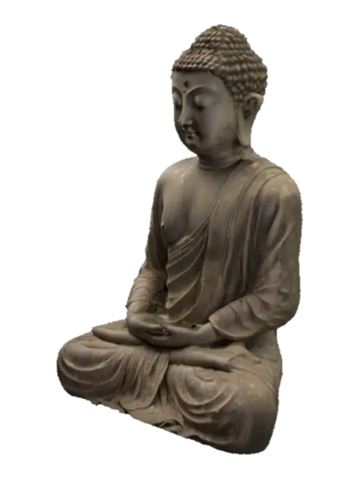 Buddha Serenity 3D model, vytvořený pomocí AI