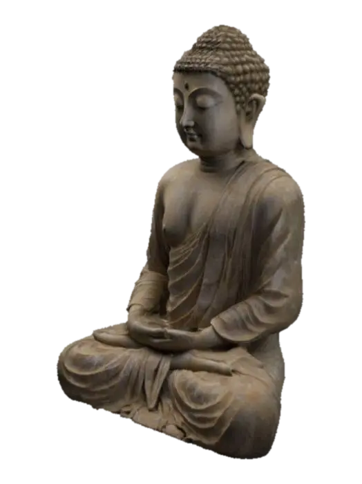 Buddha Serenity 3D model, vytvořený pomocí AI