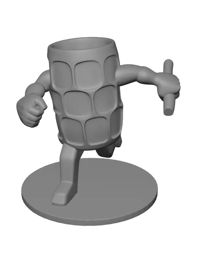 3D model for running beer