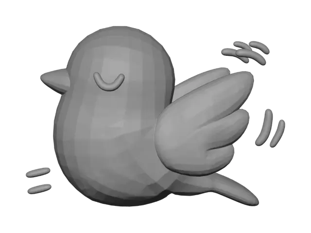 3D model for Dove in flight