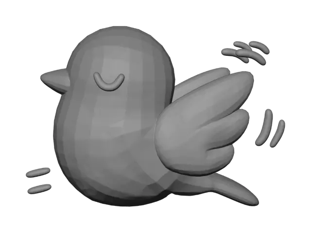 3D model for Dove in flight