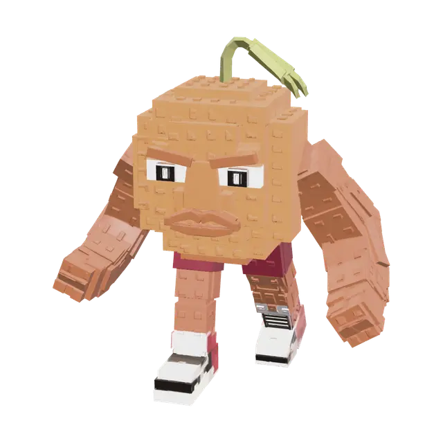 Low-Poly Odin Din Din Dun 3D model, vytvořený pomocí AI